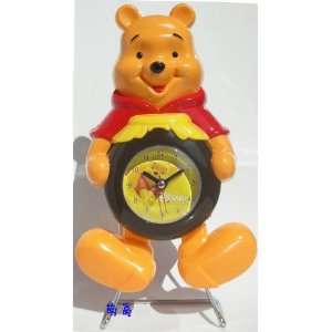  Winnie the Pooh Desktop Alarm Clock Leg Can Swing 