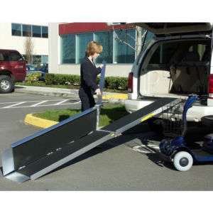 Ft Trifold Electric Scooter Wheelchair Ramp 6 x 2 5  