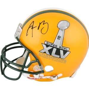 Aaron Rodgers Autographed Pro Line Helmet  Details: Green Bay Packers 