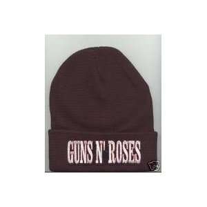 GUNS N ROSES Axl Rose Beanie HAT SKI CAP Black NEW: Home 