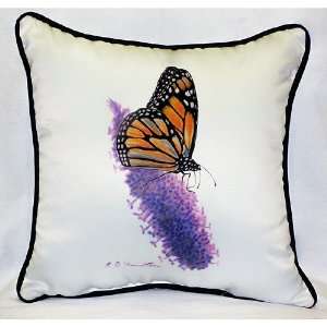  Betsy Drake HJ046 Monarch Butterfly Art Only Pillow 18x18 