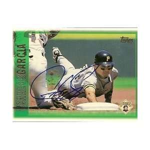Carlos Garcia Pittsburgh Pirates 1997 Topps Signed Card