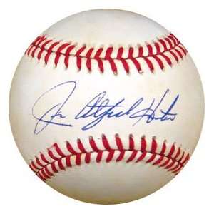  Jim Catfish Hunter Autographed Baseball