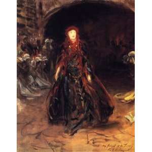  Oil Painting Ellen Terry as Lady Macbeth (sketch) John 