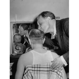  Author Russel Crouse Kissing Head of Howard Lindsay 