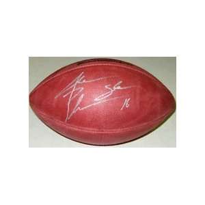 Jake Plummer Autographed Official NFL Football with Snake 