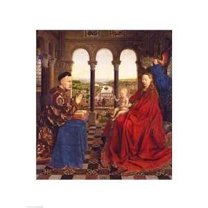 Jan Van Eyck   The Rolin Madonna Canvas 