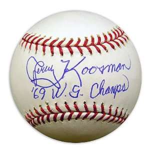  Mounted Memories New York Mets Jerry Kooseman Autographed 