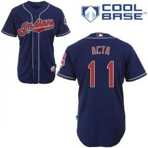  Manny Acta Cleveland Indians Authentic Road Alternate Cool 