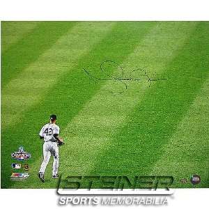 Mariano Rivera Autographed Entering 2009 World Series Game 6 16x20 