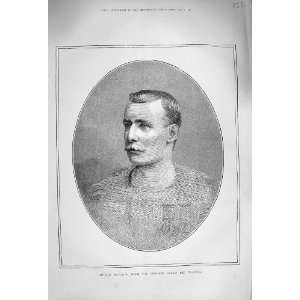  1875 Captain Matthew Webb English Channel Swimmer