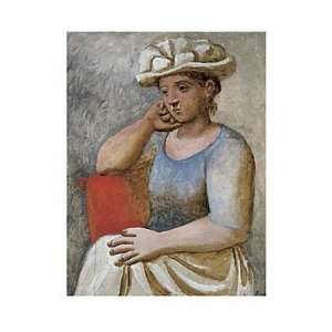  Pablo Picasso   Femme au Chapeau Blanc Canvas