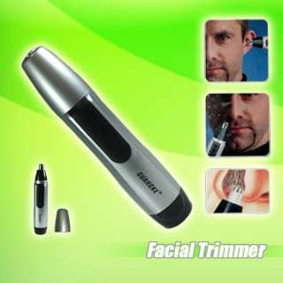  stainless steel trimming head good for nose, ear & facial hair removal