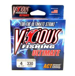 VICIOUS ULTIMATE FISHING LINE 330 YARDS 17 LB CLEAR  