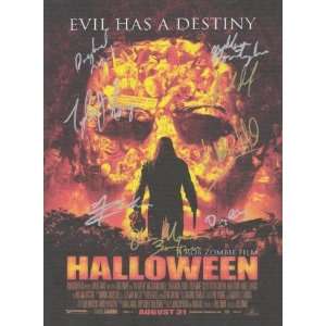  Rob Zombies Halloween Autographed Movie Poster 