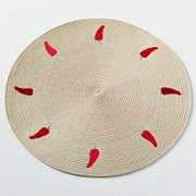 SONOMA life + style Chili Pepper Round Placemat