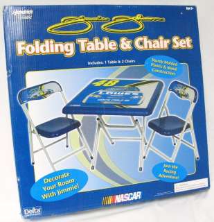 Delta Jimmy Johnson Kids Folding Table & Chairs Set NEW  