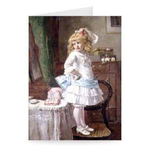 The New Party Frock by Edwin Thomas Roberts   Greeting Card (Pack of 2 