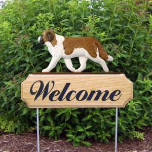   Welcome Sign Stake. Home,Yard & Garden Decor Dog Wood Products Gifts
