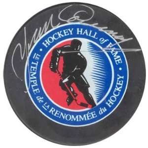 Yvan Cournoyer Autographed / Signed Hockey Hall of Fame Puck