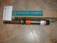 New GOULDS 1/2 HP 10 GPM 3 WIRE WATER WELL PUMP  