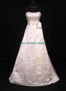 Ivory Double Faced Satin Ribbon Sash Bridal Wedding Bridesmaid Brand 