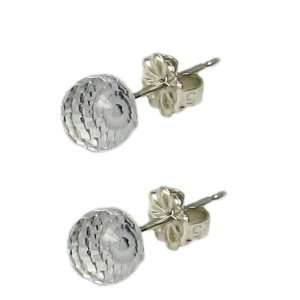  6mm Swarovski Disco Ball Earrings in Crystal Jewelry