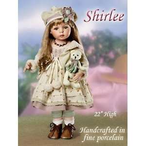   Vintage Style Collectible Porcelain Doll Shirlee   22 Toys & Games