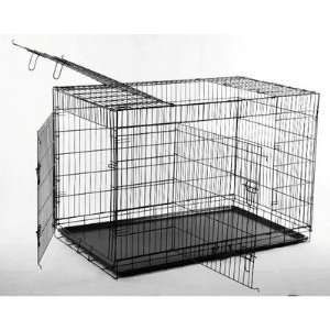  Big Triple Door Wire Dog Crate: Kitchen & Dining