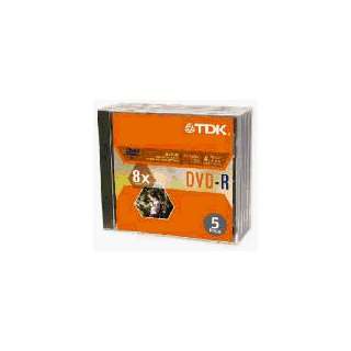  TDK DVD R47DBXS5 DVD R Media Electronics