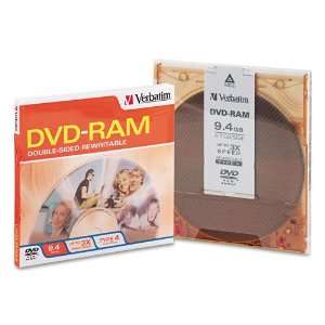  Verbatim  Disc DVD RAM 9.4GB R/W double sided type 4 