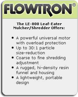   LE 800 Leaf Eater Electric Leaf Shredder: Patio, Lawn & Garden
