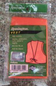 10 Remington Blaze Orange Vest Hunting,construction,jog  