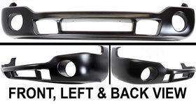 Primered New Bumper Cover Front Chevy Full Size Pickup Truck 12335963 