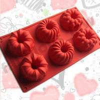   heart chocolate mold candy ice mould cube tray silicone cupcake
