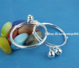 Wholesale 10pcs S80 silver baby kid bracelet bangle II  