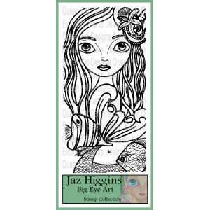    My Blue Ringed Friends Princess Rubber Stamp 