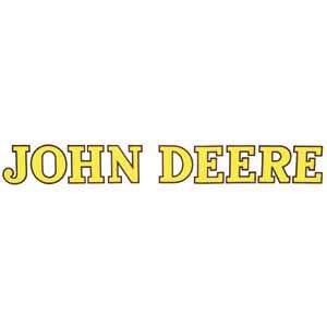 John Deere decal sticker for older tractor hoods. Can also be used for 