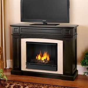 Real Flame   Rutherford Ventless Gel Fireplace and TV Console   3710