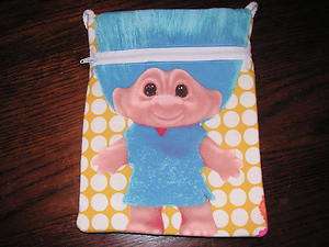   toy blue handmade fabric purse tablet kindle case bag e reader  