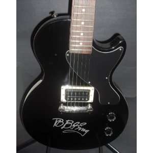   BB King Autographed / Signed Gibson Les Paul Guitar: Sports & Outdoors