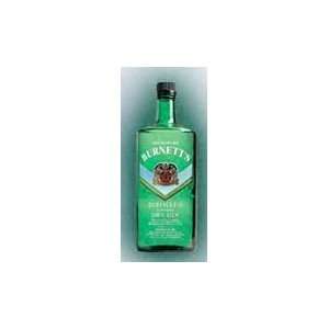  Burnetts Gin White Satin London Dry 1 Liter: Grocery 