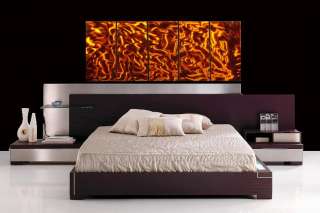 METAL PAINTING MODERN ABSTRACT WALL ART SCULPTURE LARGE
