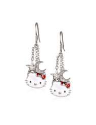 Hello Kitty by Simmons Jewelry Co. Sterling Silver Hello Kitty Diamond 