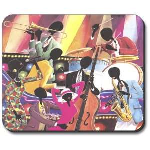    Decorative Mouse Pad At the Club African American: Electronics