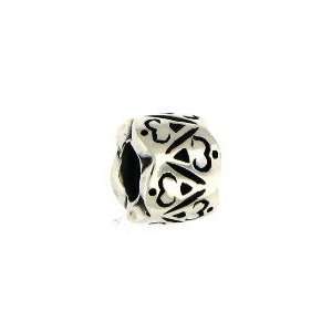 Authentic Biagi Filigree Heart Bead   Fully Compatible with Pandora 