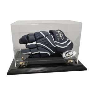  Carolina Hurricanes Hockey Glove Display Case with Black 