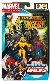 Marvel Universe Spider Man & Sentry Greatest Battles Comic Packs 