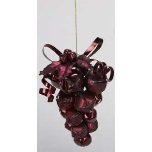  5 Tuscan Winery Jingle Bell Red Grape Cluster Bunch 