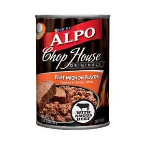 Alpo Chop House Originals Filet Mignon Flavor Canned Dog Food 24/13.2 